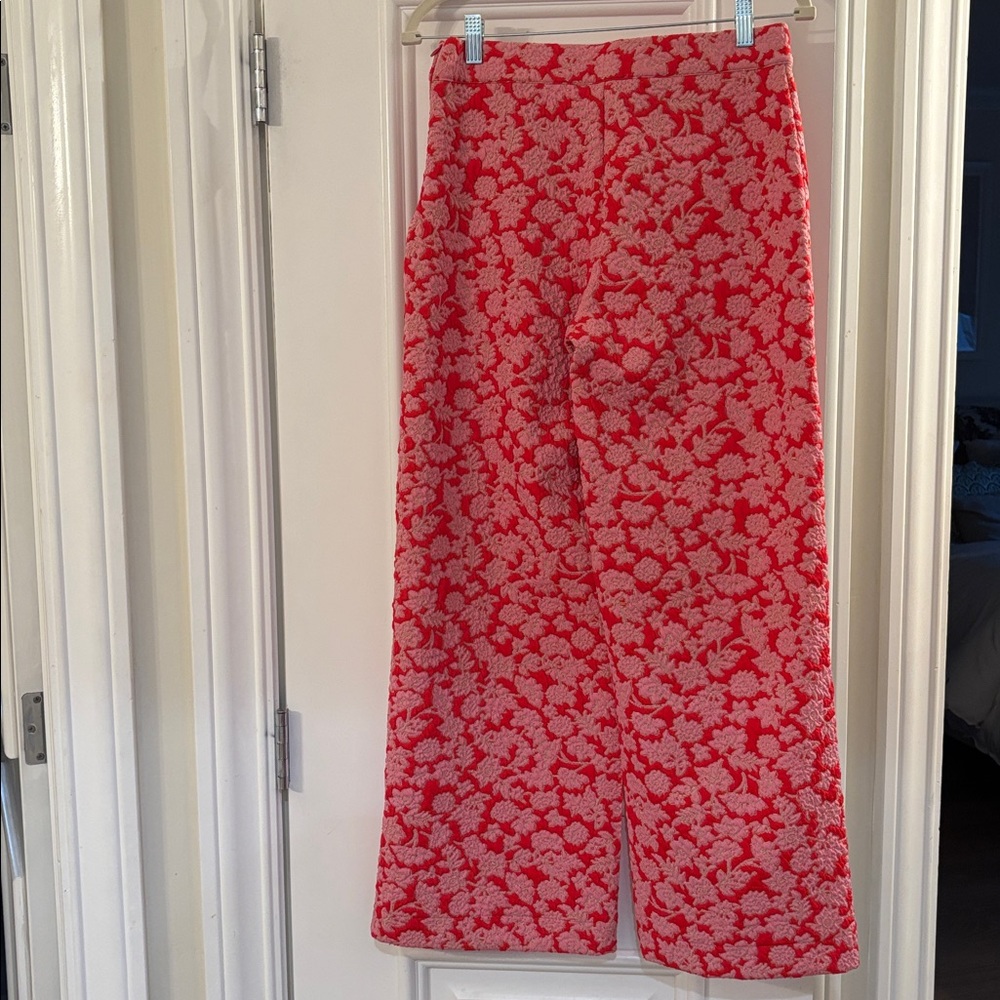 NWT Zara Brocade Crystal pocket Pants - Picture 7 of 11